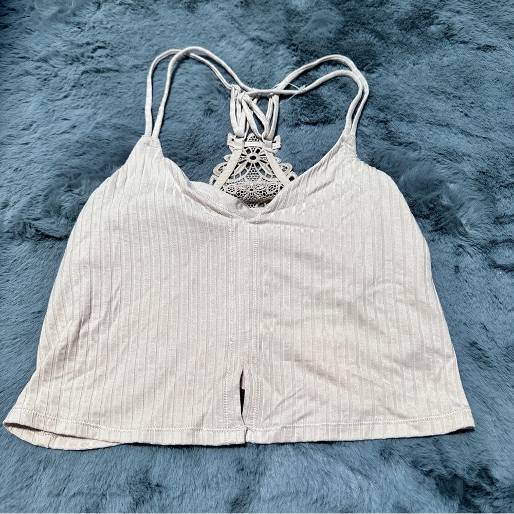 Aerie Nude Bralette Crop Top